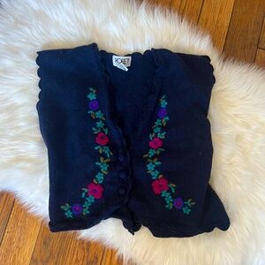 Vintage Embroidered Koret Sweater Vest